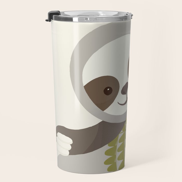 Whimsical Sloth Travel Mug Gallery Image 3
