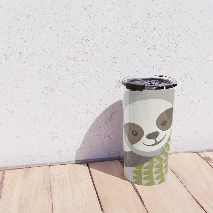 Whimsical Sloth Travel Mug Gallery Image 4