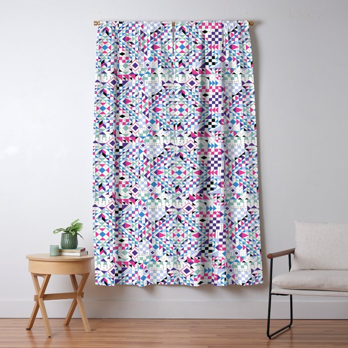 BM3 Tribal geometric Window Curtain Gallery Image 5