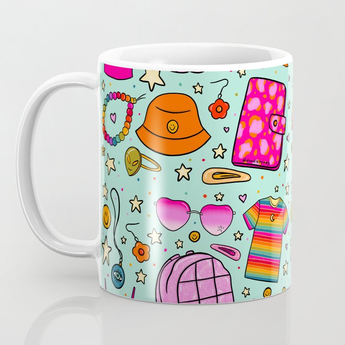 90's Things Print Coffee Mug Gallery Image 3