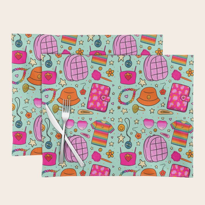 90's Things Print Placemat Gallery Image 1