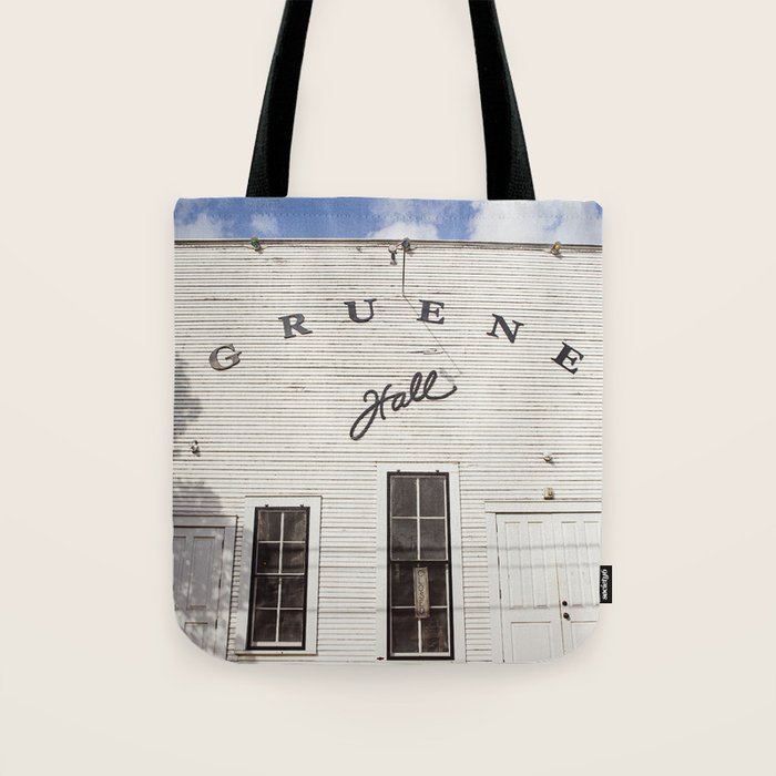 Gruene Hall Texas Photography Tote Bag Gallery Image 1