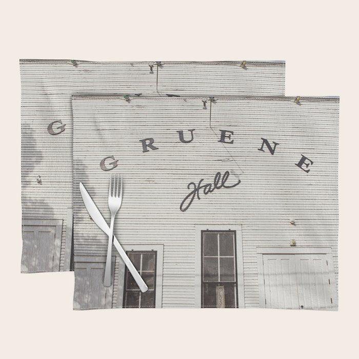 Gruene Hall Texas Photography Placemat Gallery Image 1