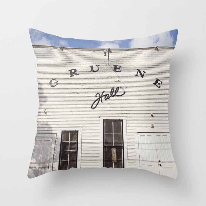Gruene Hall Texas Photography Throw Pillow Gallery Image 6