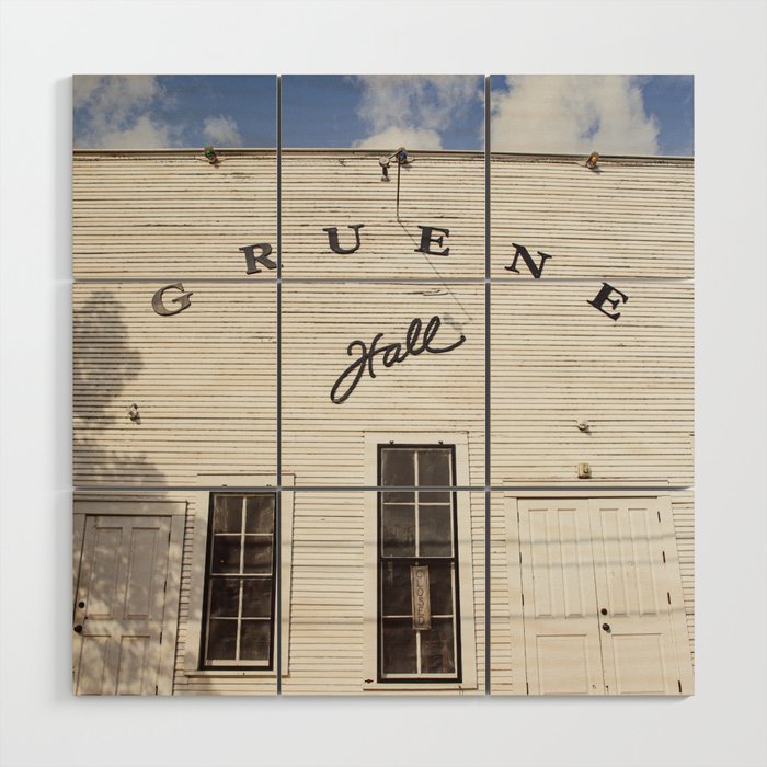 Gruene Hall Texas Photography Wood Wall Art Gallery Image 1