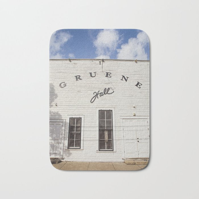 Gruene Hall Texas Photography Bath Mat Gallery Image 1