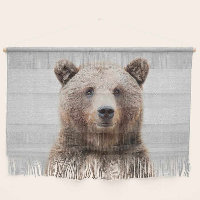 Grizzly Bear - Colorful Wall Hanging Gallery Image 1