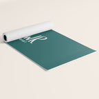 Rawr. I'm a Dinosaur. Turquoise. Yoga Mat Gallery Image 2