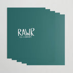 Rawr. I'm a Dinosaur. Turquoise. Wrapping Paper Gallery Image 3