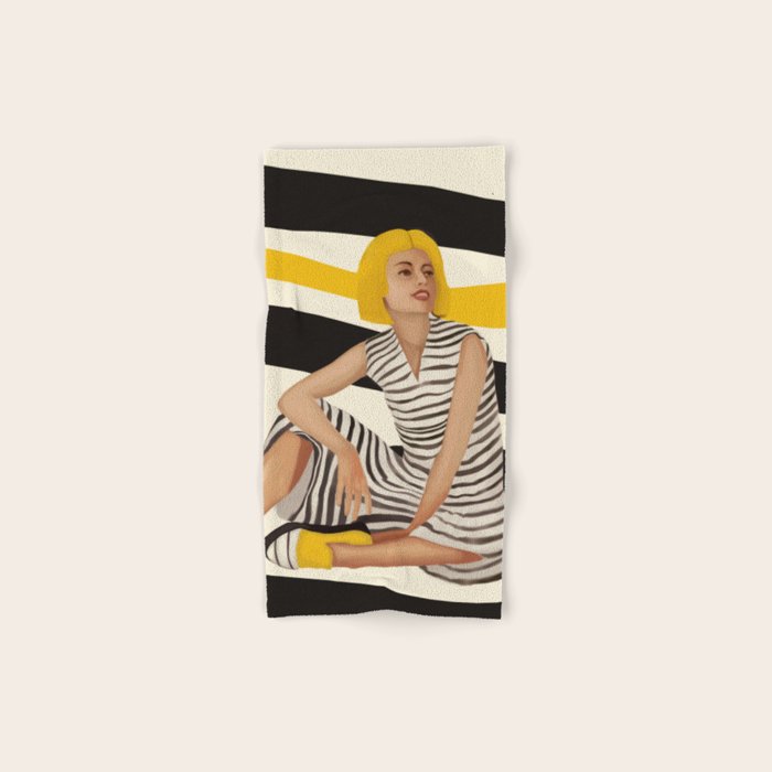 Yellow Noise Bath Towel Gallery Image 1