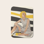 Yellow Noise Bath Mat Gallery Image 1