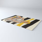 Yellow Noise Rug Gallery Image 3