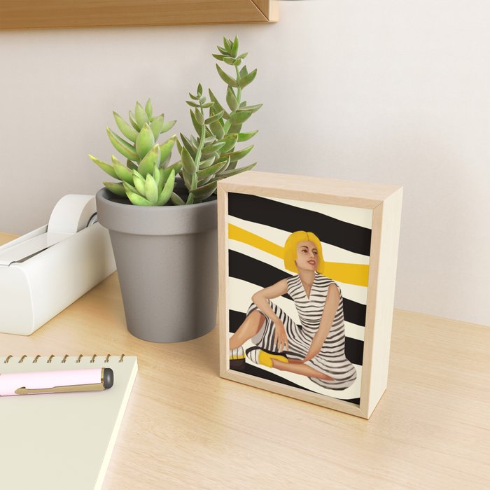 Yellow Noise Mini Art Print Gallery Image 2