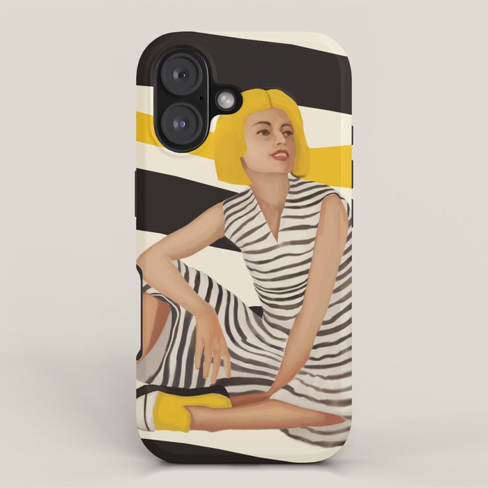 Yellow Noise iPhone Case Gallery Image 1