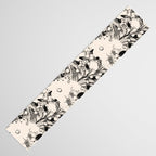 black and white garden Table Runner Gallery Image 3