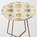 Talavera Mexican Tile - Gold Palette Side Table Gallery Image 2