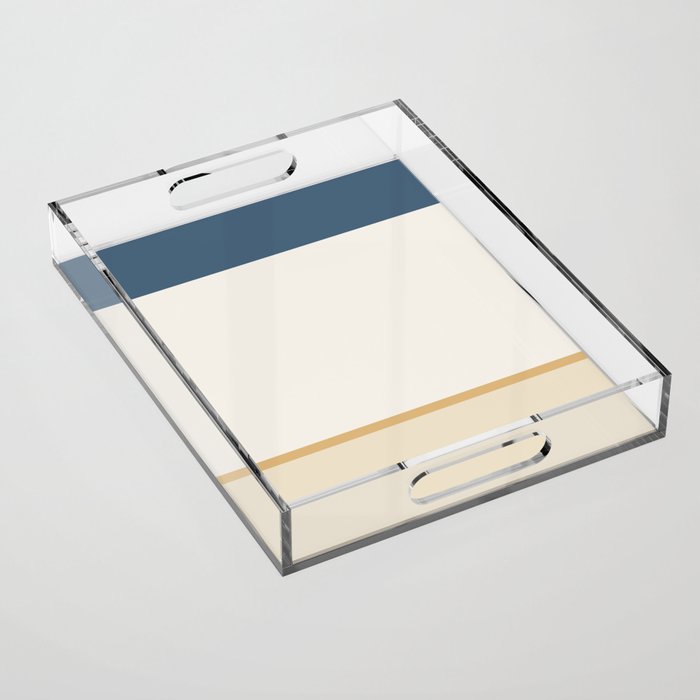 Contemporary Color Block XXXIX Acrylic Tray Gallery Image 1