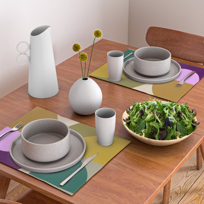 shapes mid century fall 21 Placemat Gallery Image 2