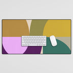 shapes mid century fall 21 Desk Mat Gallery Image 1