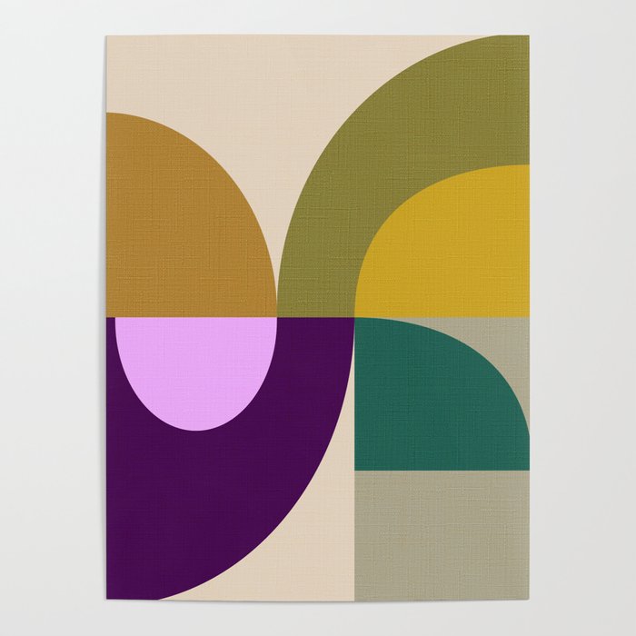 shapes mid century fall 21 Poster Gallery Image 4