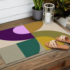 shapes mid century fall 21 Outdoor Rug Gallery Image 2