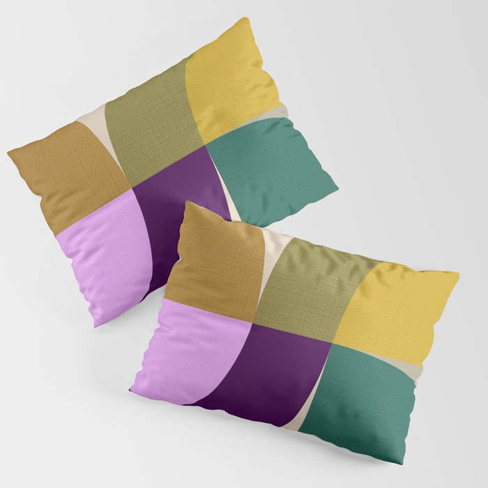 shapes mid century fall 21 Pillow Sham Gallery Image 3