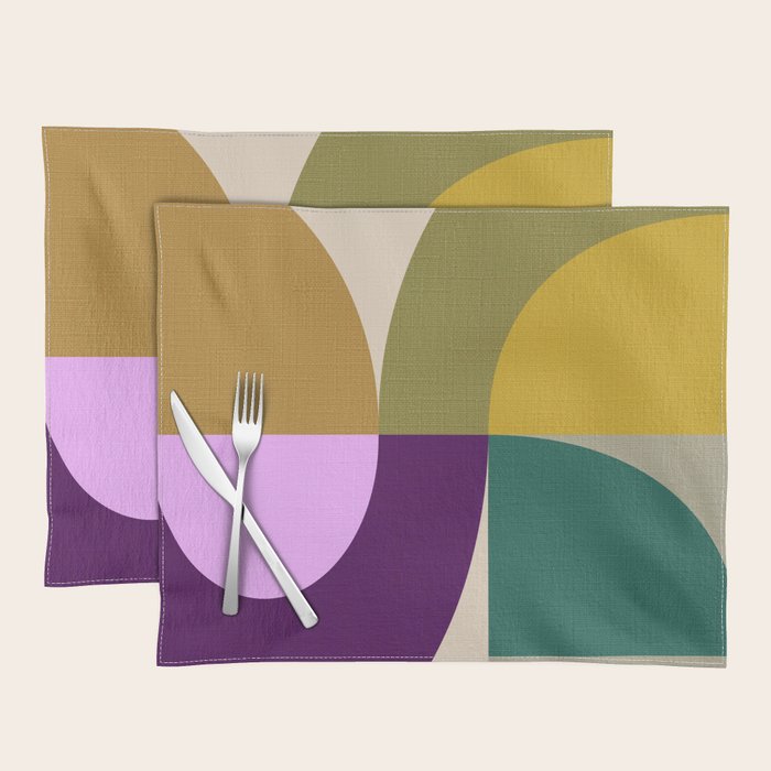 shapes mid century fall 21 Placemat Gallery Image 1