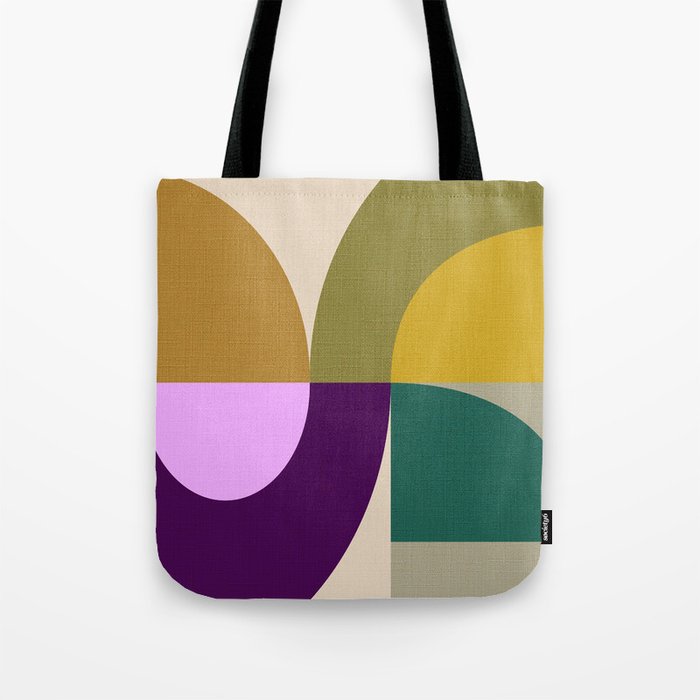 shapes mid century fall 21 Tote Bag Gallery Image 1