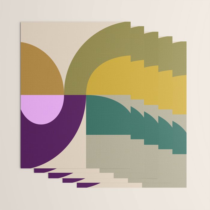 shapes mid century fall 21 Wrapping Paper Gallery Image 3