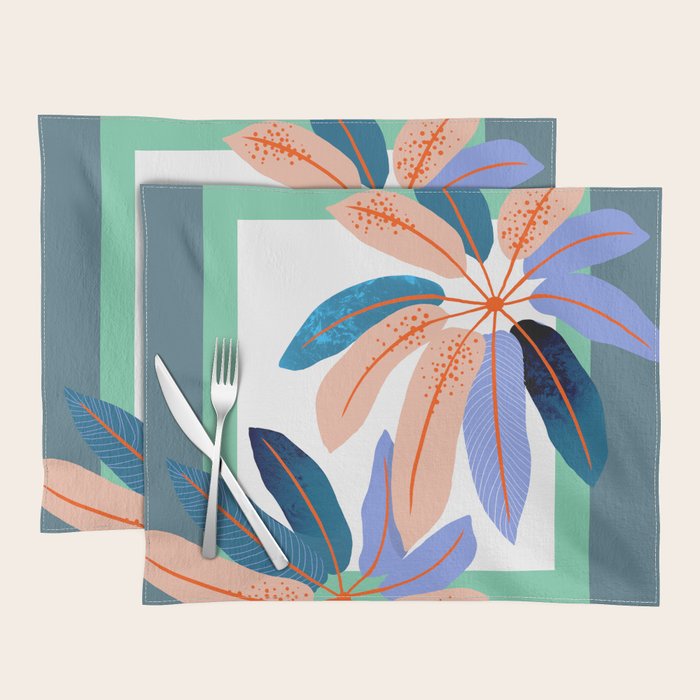 tropical plants Placemat Gallery Image 1