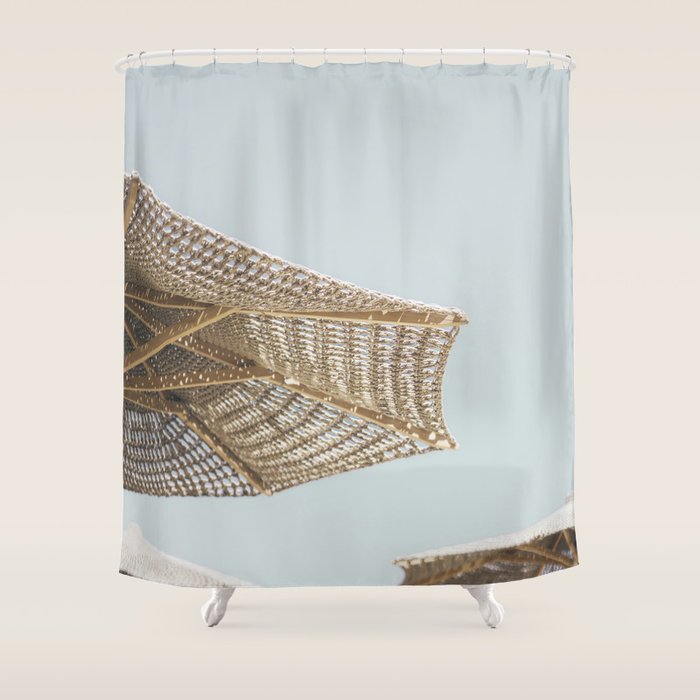 Beach Umbrellas Shower Curtain Gallery Image 1