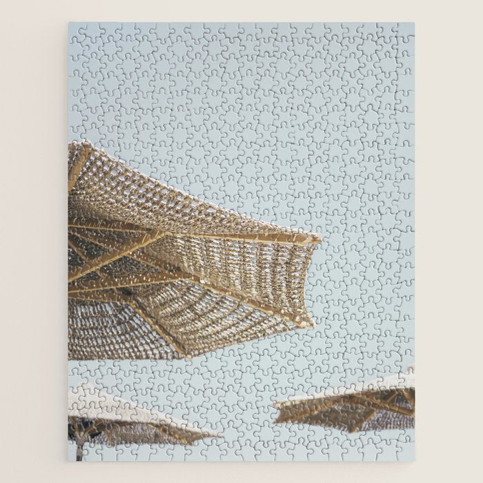 Beach Umbrellas Jigsaw Puzzle