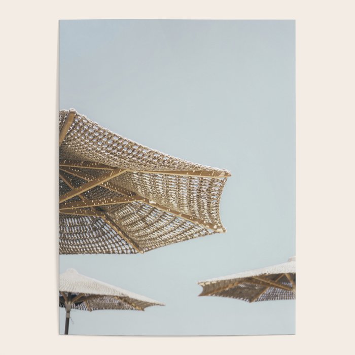 Beach Umbrellas Poster Gallery Image 1