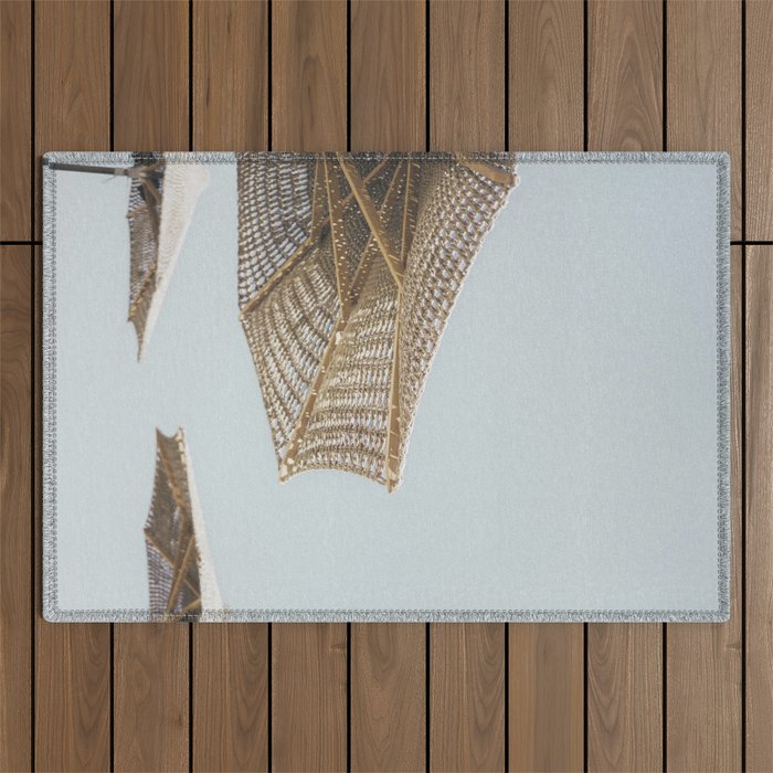 Beach Umbrellas Outdoor Rug