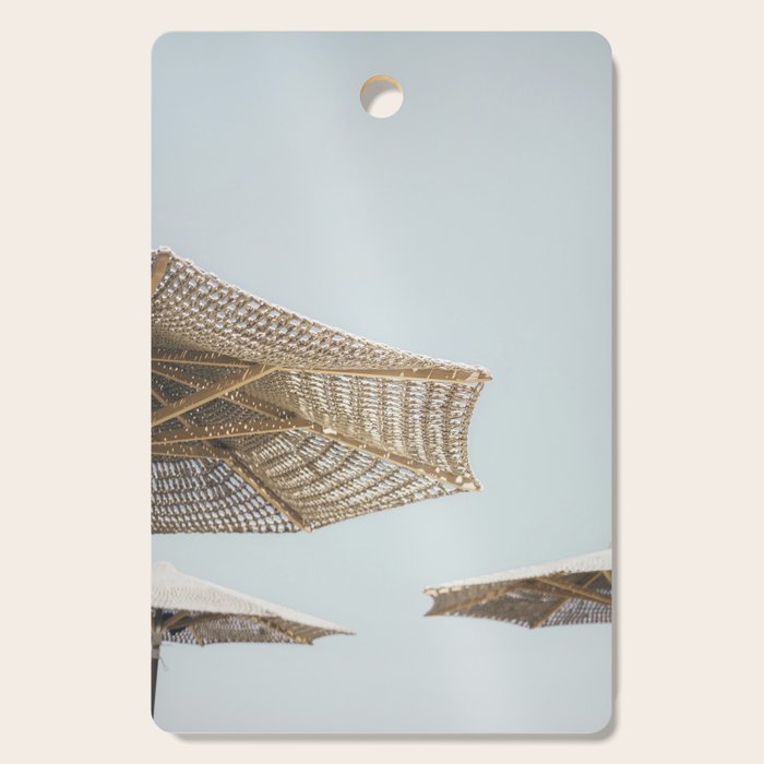 Beach Umbrellas Cutting Board Gallery Image 1