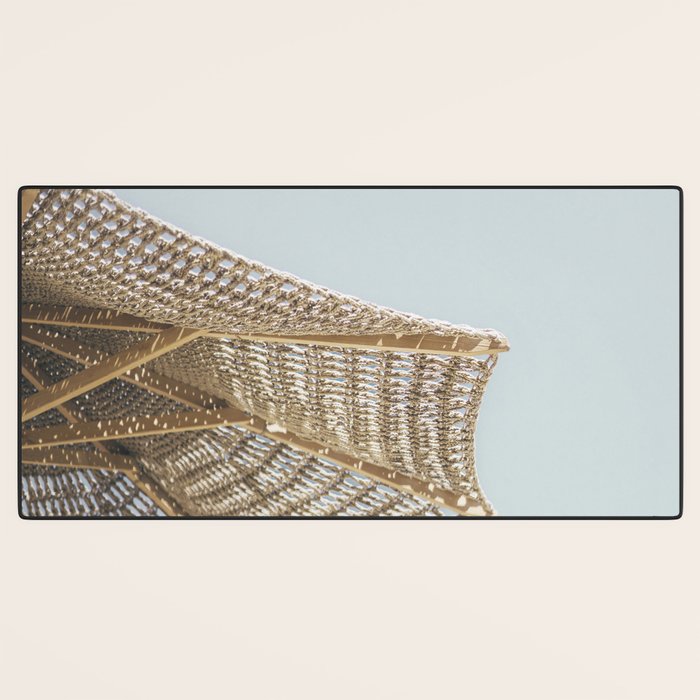 Beach Umbrellas Desk Mat Gallery Image 3