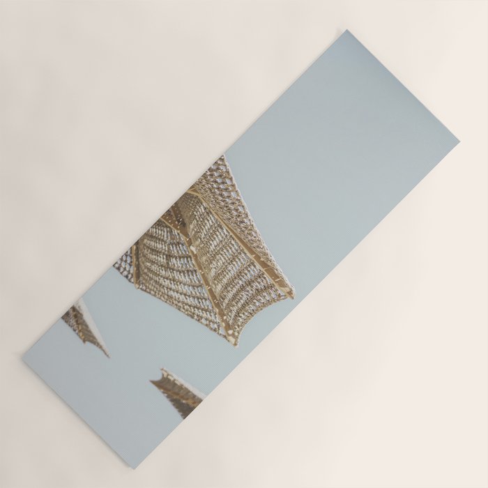 Beach Umbrellas Yoga Mat Gallery Image 1