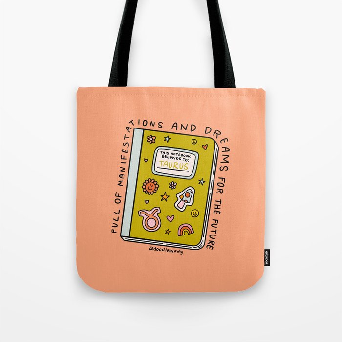 Taurus Notebook Tote Bag Gallery Image 1