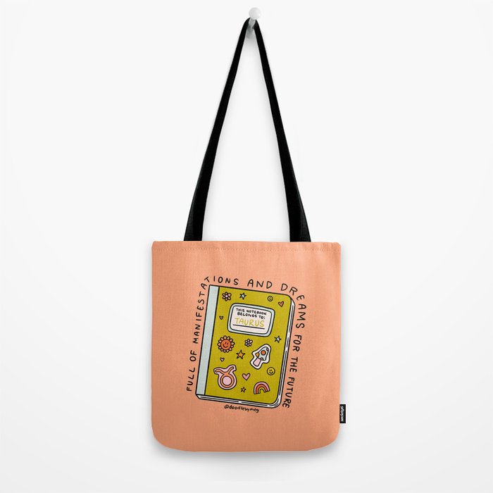 Taurus Notebook Tote Bag Gallery Image 2