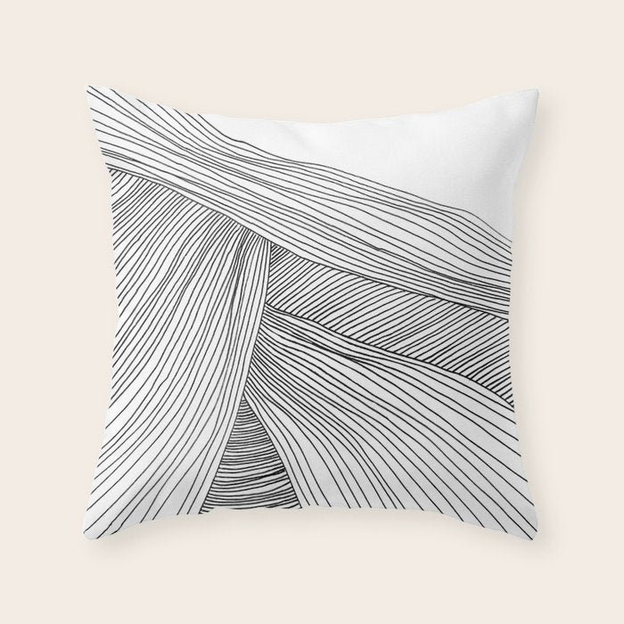Wave Throw Pillow Gallery Image 6