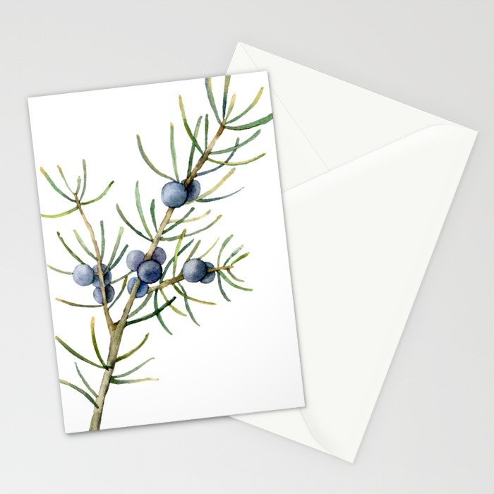 Juniper White Christmas Stationery Card Gallery Image 2