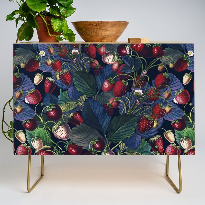 Strawberry Fields Forever III - Night Credenza Gallery Image 1