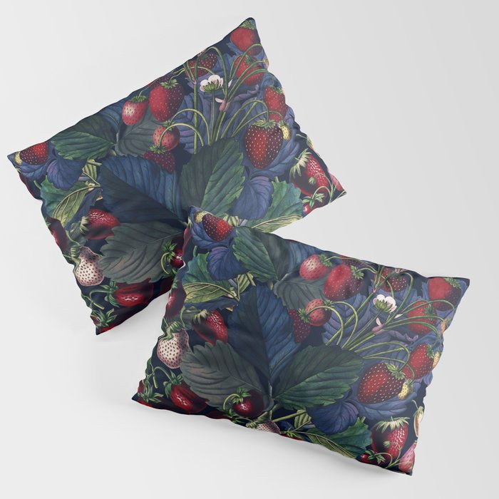 Strawberry Fields Forever III - Night Pillow Sham Gallery Image 1