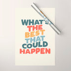 Whats The Best That Could Happen Wrapping Paper Gallery Image 1