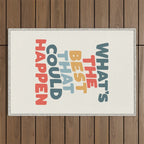 Whats The Best That Could Happen Outdoor Rug Gallery Image 1