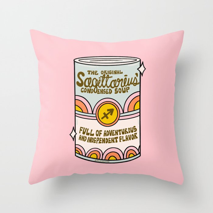 Sagittarius Soup Throw Pillow Gallery Image 6