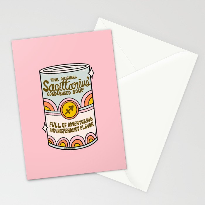 Sagittarius Soup Stationery Card Gallery Image 2