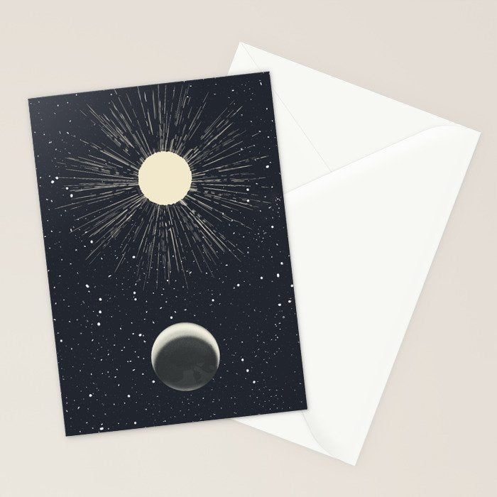 Moon And Sun Stationery Card Gallery Image 2