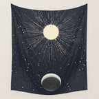 Moon And Sun Wall Tapestry Gallery Image 4