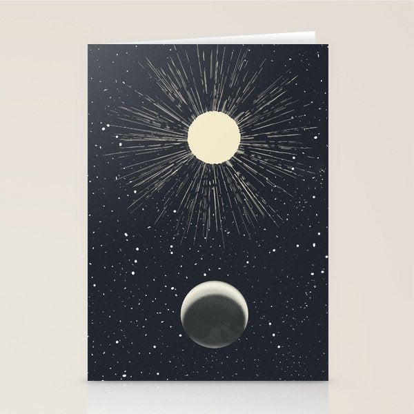 Moon And Sun Stationery Card Gallery Image 2